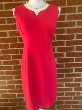 Talbots hot pink dress